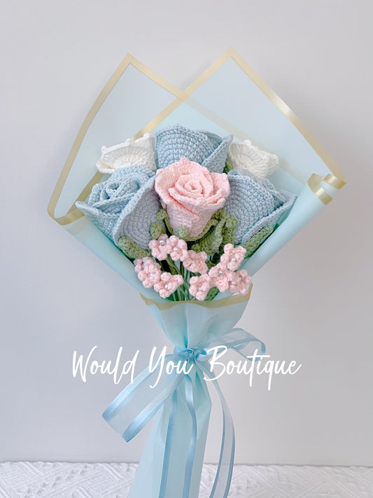 Blue Rose Bouquet
