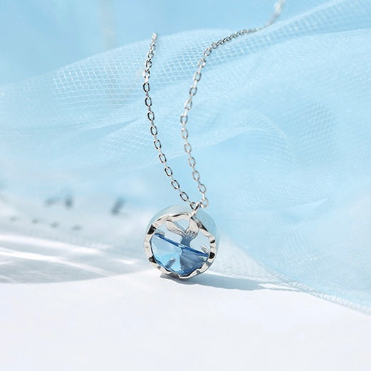 Blue Mermaid Tears Necklace