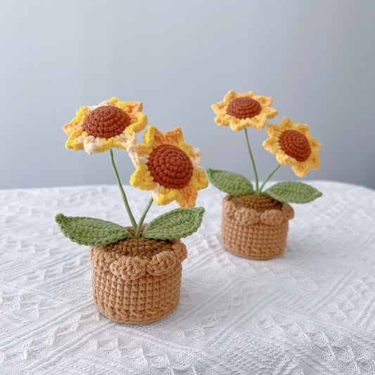 Sunflowers Pot