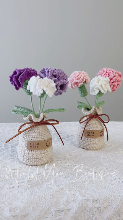 Carnations Vase