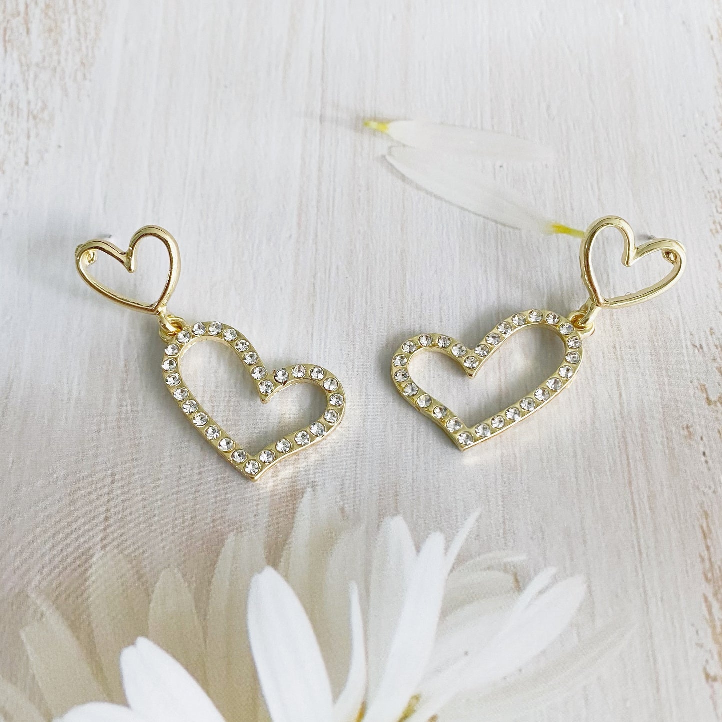 Double Heart Earrings