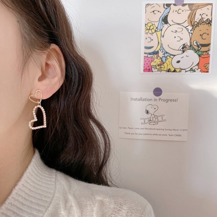 Double Heart Earrings